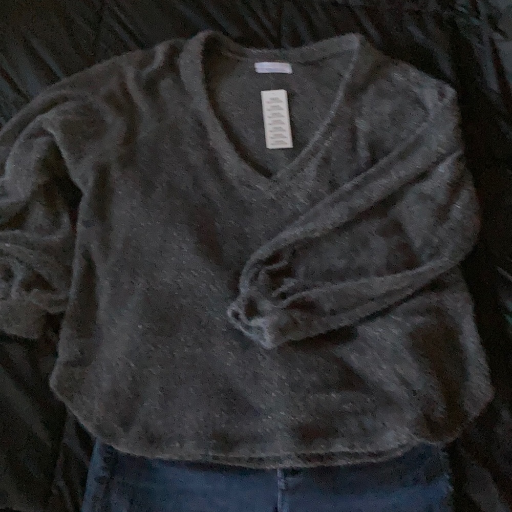 Urban outfitters grey v neck sweater
